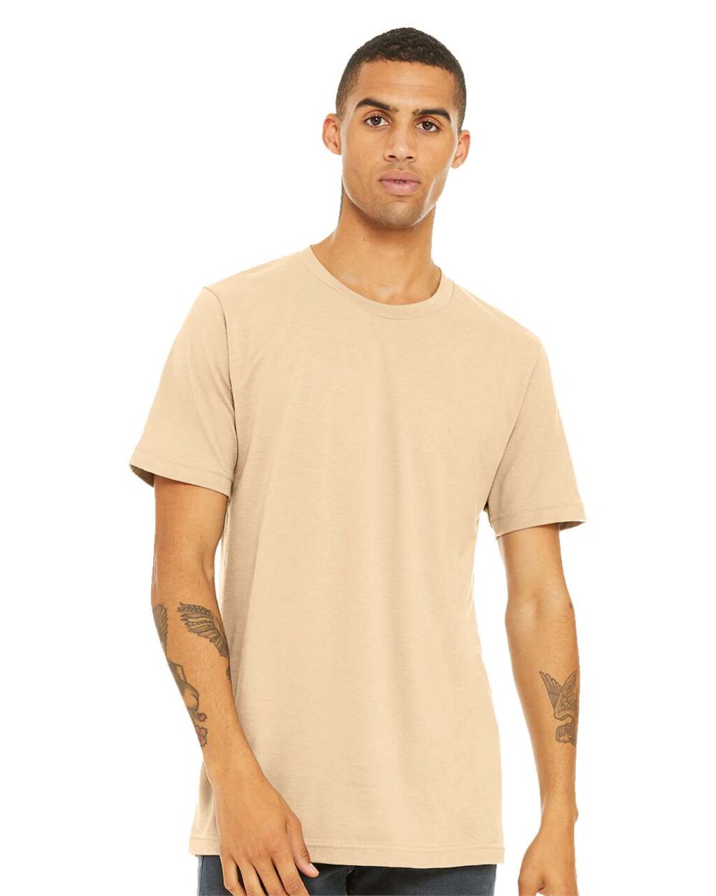 BELLA+CANVAS Men’s Crewneck Jersey Short Sleeve T-Shirt for Everyday Wear, Gym & Casual Style Premium Tee
